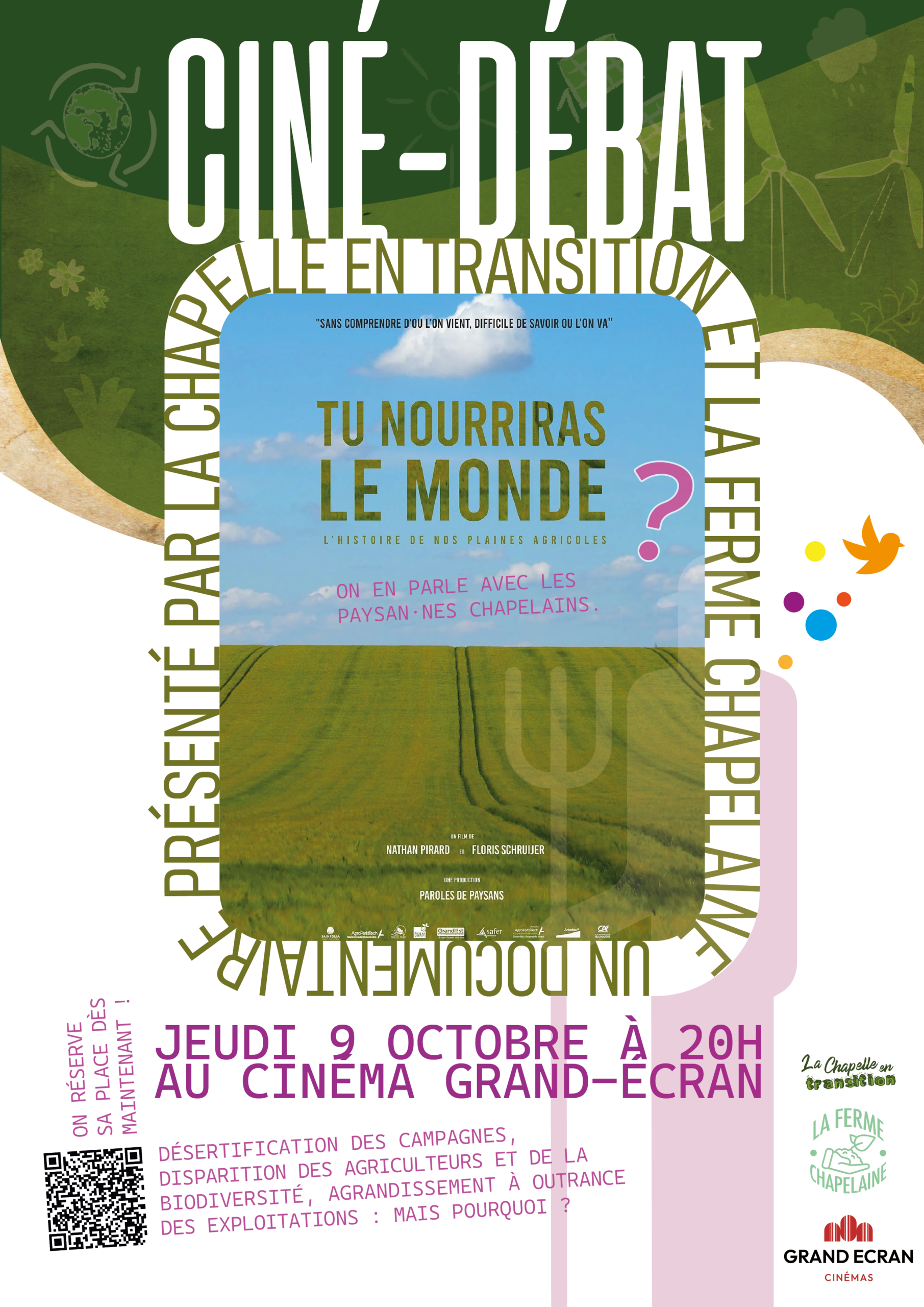 cine debat Tu nourriras le Monde 2025